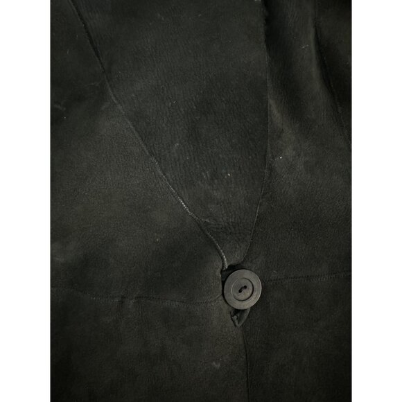 Blue Duck Women’s Coat M Genuine Shearling Fur Sheepskin Black READ - Picture 11 of 15